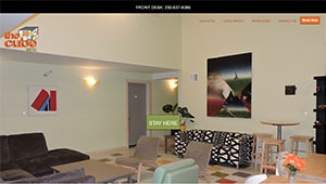The Cube Hotel in Revelstoke, offering the privacy of a hotel and the social atmosphere of a hostel.